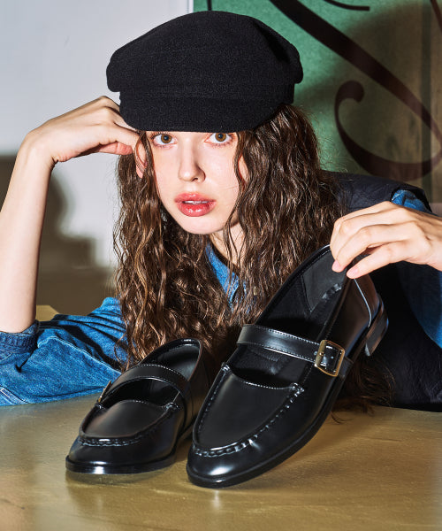 BUCKLE MARY JANE BLACK