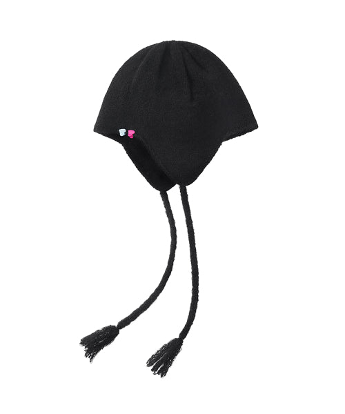 EAR FLAP HAT - 3 COLORS BLACK