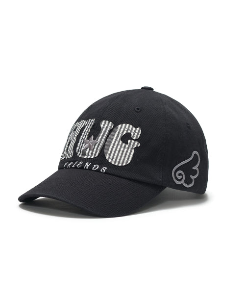 HUG FRIENDS CAP - 15 COLORS BLACK