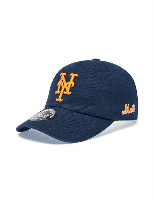 SIGNATURE UNSTRUCTURED BALL CAP NY #KARINA同款! - 12 COLORS NAVY
