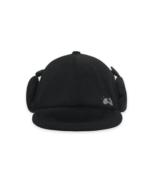 FLAP BUTTON CAP - 3 COLORS BLACK