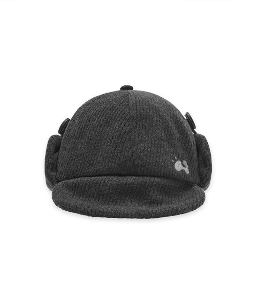 FLAP BUTTON CAP - 3 COLORS CHARCOAL