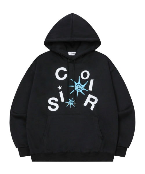 LOGO HOODIE TEE UNISEX - 2 COLORS BLACK