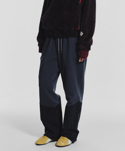 POCKET POINT COTTON TRACK PANTS - 2 COLORS CHARCOAL