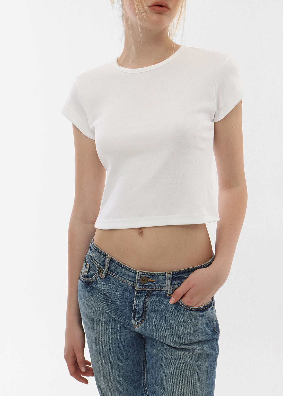 COOL STANDARD ROUND CROP SHORT SLEEVE TEE 6