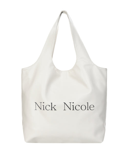 NICOLE BIG SHOPPER BAG #徐睿知同款! - 2 COLORS CREAM