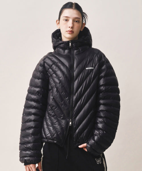 NICOLE LIGHT WEIGHT HOODY PADDING #徐睿知同款! - 6 COLORS AS SHOWN