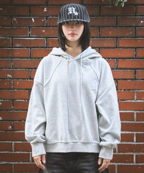 GOTHIC 3D HOODIE - 2 COLORS GREY