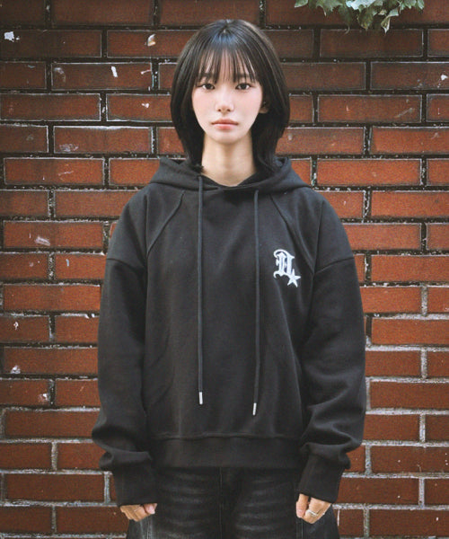 GOTHIC 3D HOODIE - 2 COLORS BLACK