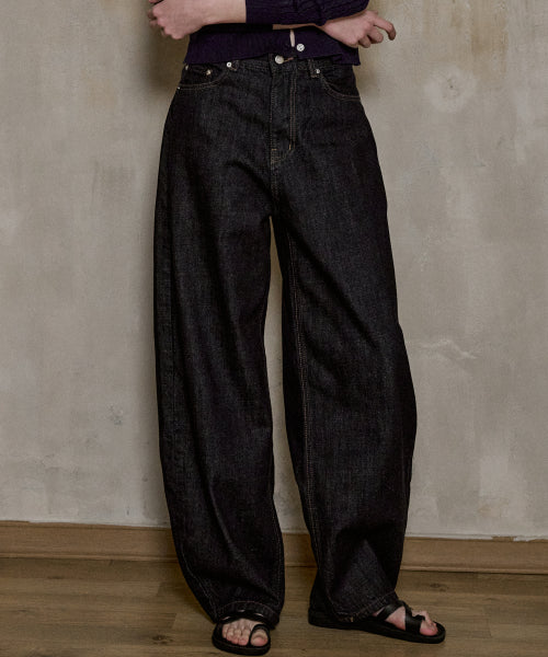 WOMEN WIDE DENIM - 2 COLORS INDIGO