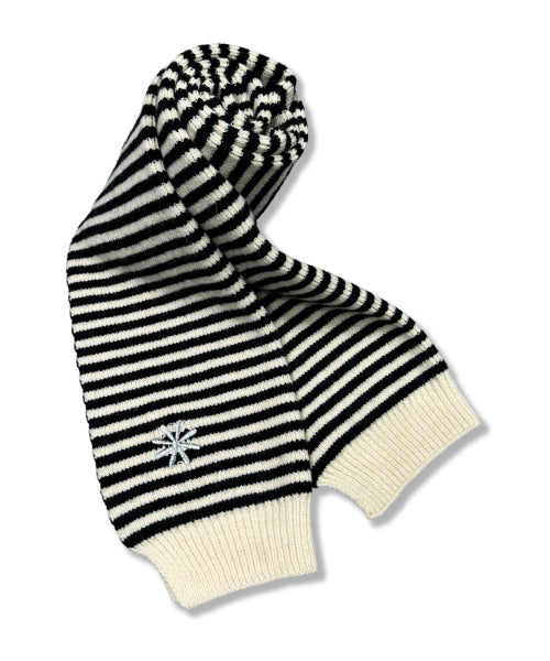 STRIPE LOGO KNIT - 3 COLORS CREAM