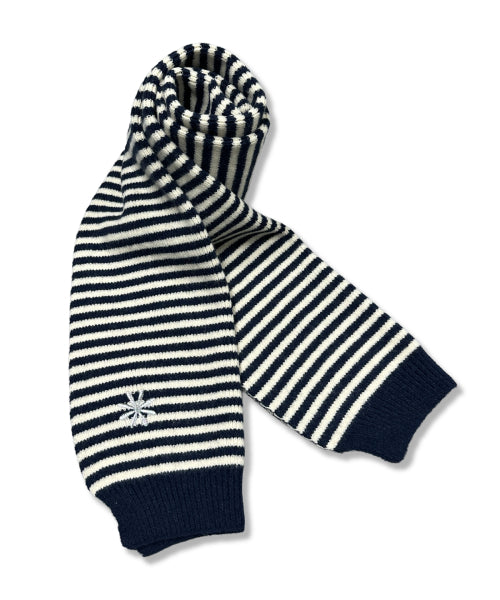STRIPE LOGO KNIT - 3 COLORS NAVY