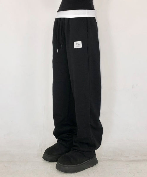 WIDE PANTS BLACK
