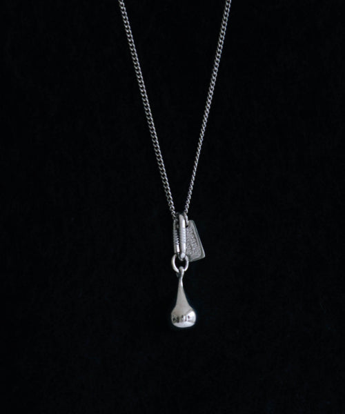 PEARLY MORE METAL DROP LONG NECKLACE AS SHOWN