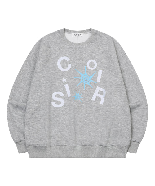 LOGO SWEATSHIRT UNISEX - 2 COLORS GREY