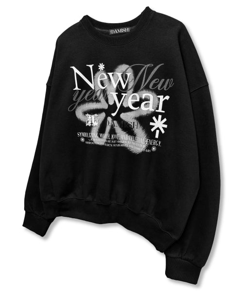 GRAPHIC SWEATSHIRT - 2 COLORS BLACK