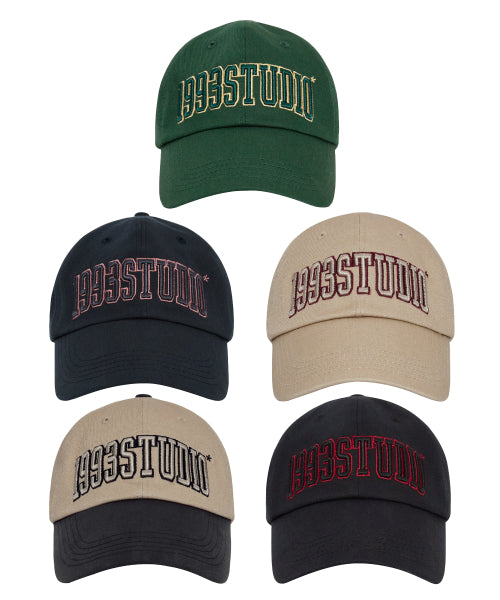 AUTHENTIC LOGO BALL CAP - 4 COLORS BLACK