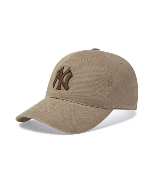 ACE UNSTRUCTURED BALL CAP NY #KARINA同款! - 9 COLORS BEIGE