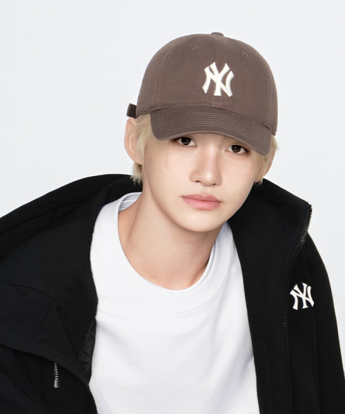 ACE UNSTRUCTURED BALL CAP NY #KARINA同款! - 9 COLORS BROWN