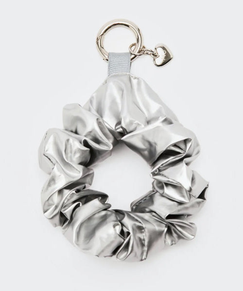 OLIVIA SCRUNCHIE - 2 COLORS SILVER
