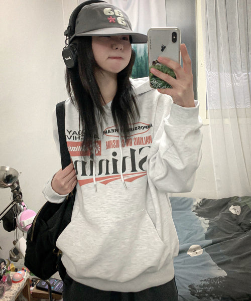 GRAPHIC HOODIE - 3 COLORS 멜란지