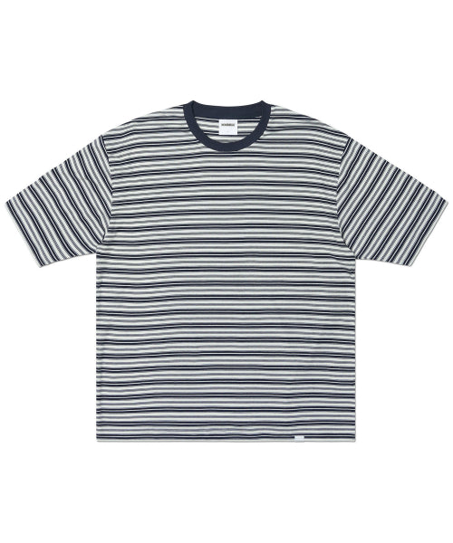 OFFBEAT STRIPE T-SHIRT - BLACK - 2 COLORS