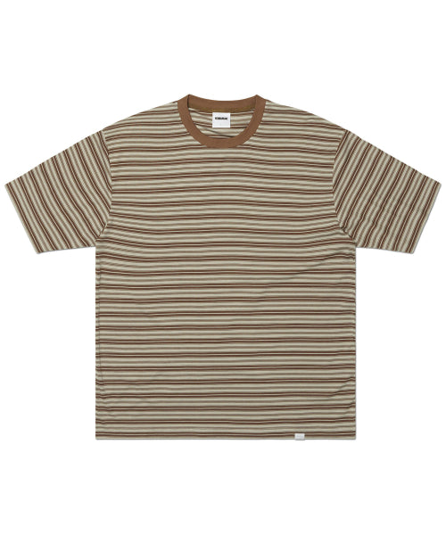 OFFBEAT STRIPE T-SHIRT - BLACK - 2 COLORS