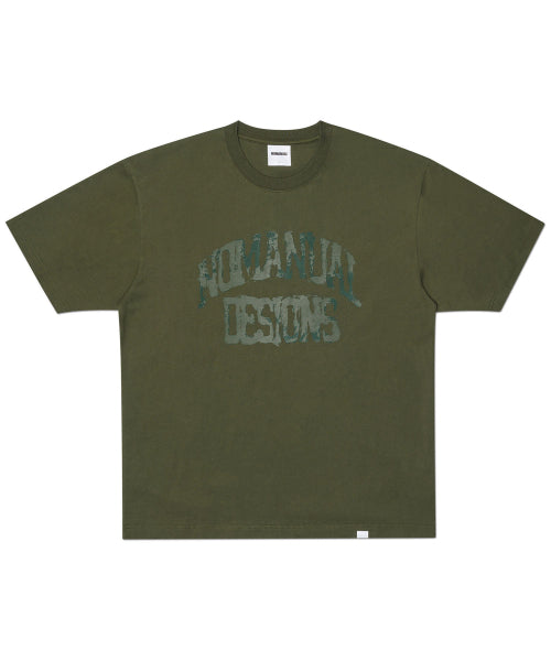 SMEAR ARCH LOGO T-SHIRT - KHAKI - 2 COLORS