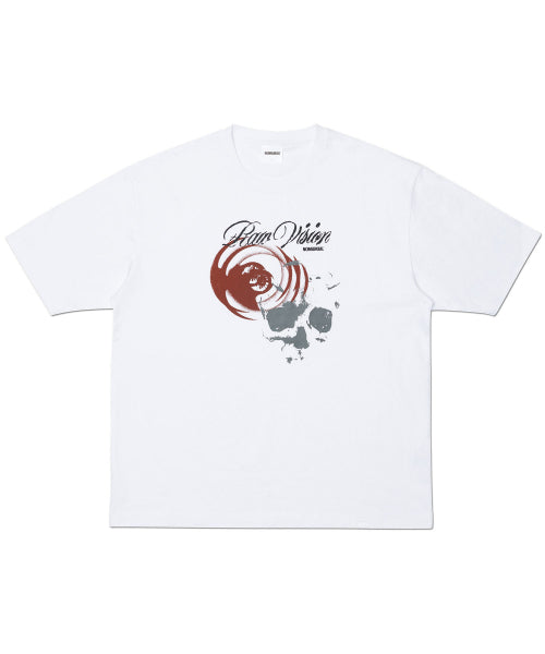 C SKULL T-SHIRT - WHITE - 2 COLORS