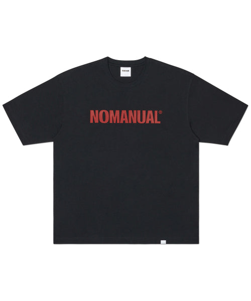 NM TEXT LOGO T-SHIRT - BLACK - 3 COLORS