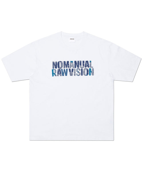 PAISLEY APPLIQUE T-SHIRT - WHITE - 2 COLORS