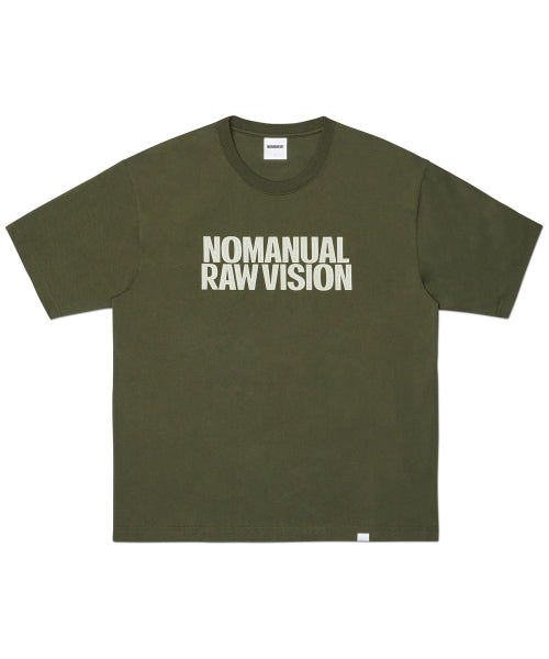 ROUGH TEXTURE PRINT T-SHIRT - BLACK - 3 COLORS