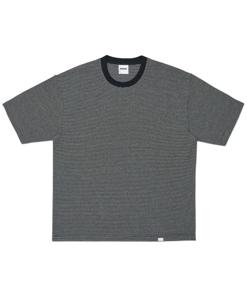 FINE STRIPE T-SHIRT - BURGUNDY - 3 COLORS