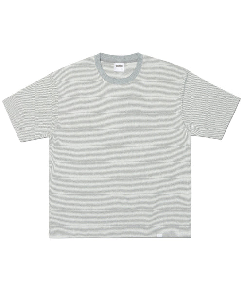 FINE STRIPE T-SHIRT - BURGUNDY - 3 COLORS