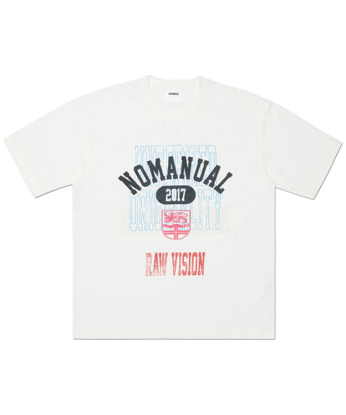 G.P PRINTED T-SHIRT - VINTAGE WHITE - 2 COLORS