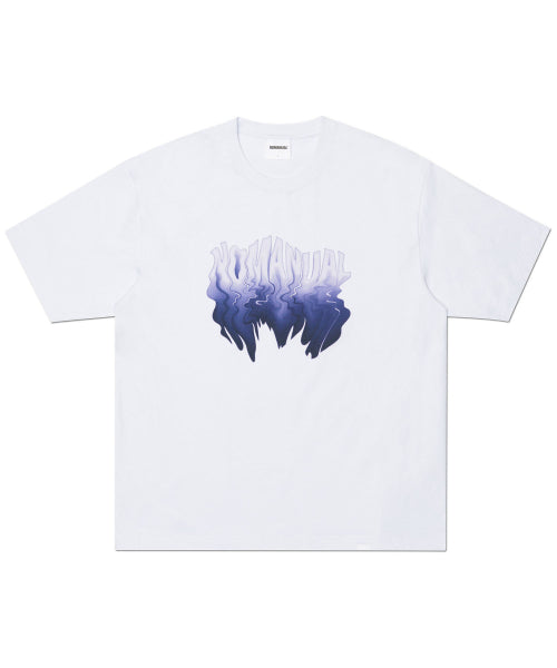 MELTING LOGO T-SHIRT - WHITE - 2 COLORS