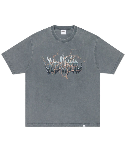 LIGHTNING RAW VISION T-SHIRT - WASHED BLACK - 2 COLORS