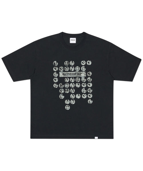 SYMBOL EVOLUTION GRAPHIC T-SHIRT - BLACK - 2 COLORS