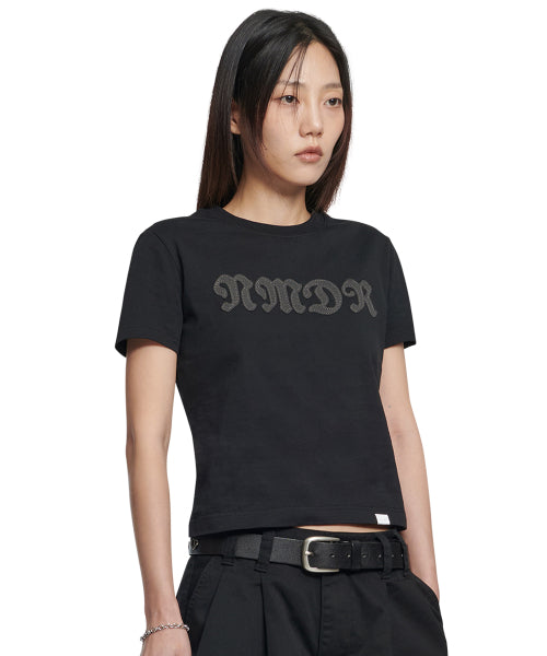 WAFFLE PATCHED T-SHIRT - MELANGE - 2 COLORS