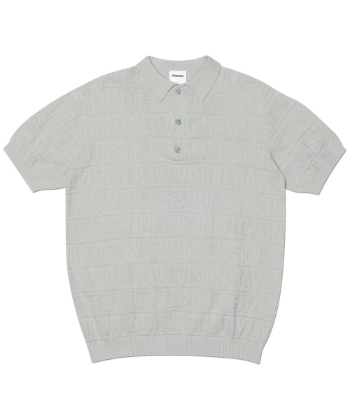 M.F JACQUARD POLO SHIRT - BLACK - 2 COLORS