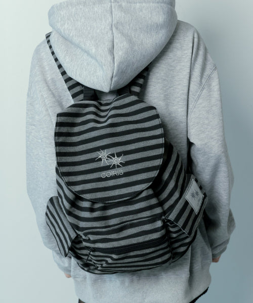 STRIPE BACKPACK CHARCOAL