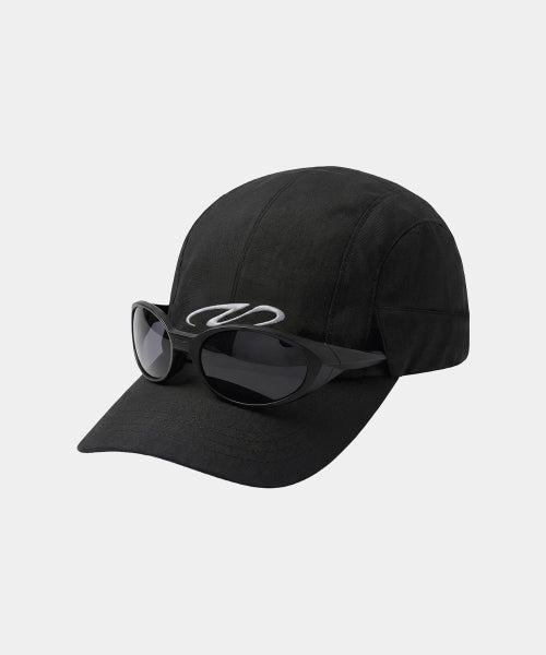 SUNGLASSES HOLDER CAP BLACK