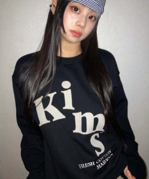 MESSY ALPHA APP SWEATSHIRT - 6 COLORS BLACK