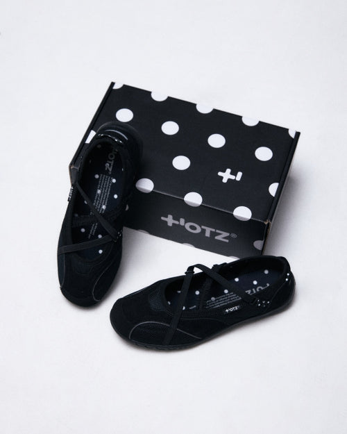 ROMARI DOT BANDING MARY JANE (DOT EDITION) BLACK