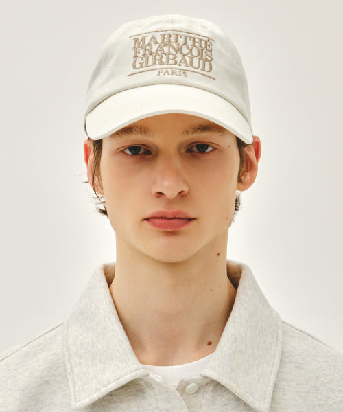 CLASSIC LOGO COVERED CAP - 5 COLORS IVORY