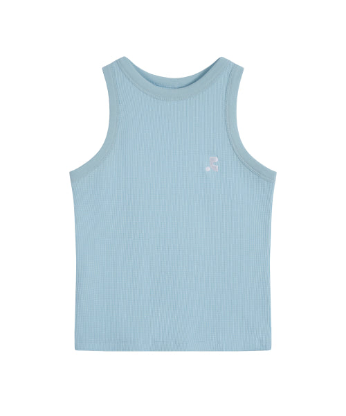 WAFFLE SLEEVELESS - 5 COLORS SKY BLUE