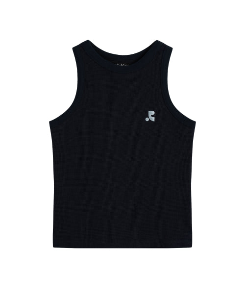 WAFFLE SLEEVELESS - 5 COLORS NAVY
