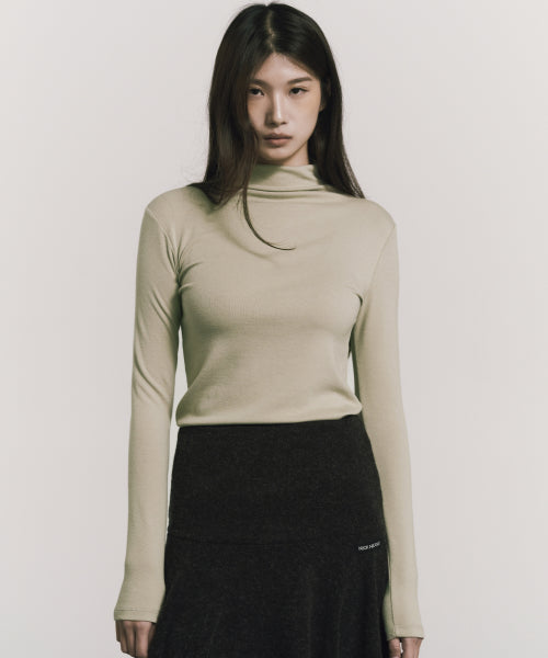 HIGH NECK SLIM TOP #徐睿知同款! - 11 COLORS GREEN