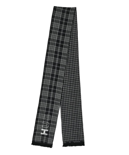 HUG COTTON SCARF - 2 COLORS BLACK