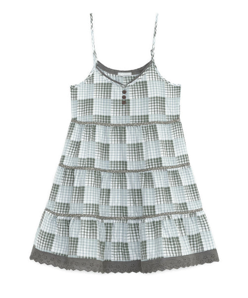 TIERED MORI SLEEVELESS - 2 COLORS GREY